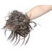 Synthetic Hair Bun Chignons Extension - Wavy Updo Scrunchy in Medium Brown to Bleach Blonde - Buy Online on GoSupps.com