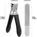 Nekoo Nail Clippers for Thick Nails - Ultra Sharp Curved Trimmer for Adults - Mid-Matting Black - Buy Online on GoSupps.com