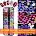 5000 pcs Colorful Nail Art Rhinestones Kit with Tweezers and Brush - Multicolor Gems Design Set - Buy Online on GoSupps.com