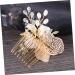 MAGICLULU Comb for Bridal Rhinestone Hair Accessories Bridal Hair Comb Alternative Headpiece Golden Hair Comb Pearl Hair Comb Rhinestone Hair Comb Wedding Bride Comb Hair Comb for Bride - Buy Online on GoSupps.com