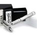 Double Edge Safety Razor - Chrome Twist Open | Easy & Safe Blade Change for Men - Buy Online on GoSupps.com