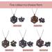 Buy OralGos Clavicle Chain - Handmade Antique Nickel Red Cube Pendant Jewelry for Women & Girls - Adjustable Unisex Accessory - Buy Online on GoSupps.com