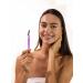 Almost Famous Women's Face Exfoliator Razors - Beauty Grooming Tool for Facial & Body Hair Removal - Purple, 6 Count - Buy Online on GoSupps.com