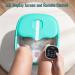 Niksa Collapsible Foot Spa Bath Massager - Heated Bubbles 6 Shiatsu Motors & Temperature Control - Pedicure Pedicure Tub with Acupressure Points for Stress Relief - Green - Buy Online on GoSupps.com