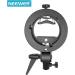Neewer S-Type Bracket Holder with Bowens Mount - Speedlite Flash Snoot Softbox Beauty Dish Reflector Umbrella Stand - Buy Online on GoSupps.com