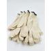 MGI DEVELOPPEMENT 20 pieces heavy or thin cotton gloves for both hands (9 - heavy beige)