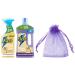Flash Traditional Collection with The Scent of Natural French Soap & Lavender: Multi-Purpose Cleaning Spray 500ml + Floor Multi-Purpose Liquid Cleaner 1L + Our Gift for You: Organza Bag 9x7x0.1cm