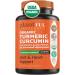 Organic Turmeric Supplement with Black Pepper - USDA Certified, Non-GMO Curcumin 2115mg - Antioxidant Joint & Immune Support - 120 Tablets - Buy Online on GoSupps.com