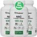 PRISTINE'S N-Acetyl L-Cysteine (NAC) 600MG (3 Pack) Immunity Support Supplement - 180-Day Supply - Potent Lung & Liver Antioxidant Supplement Capsules - Mood Support - Vegan Glutern Free Non GMO