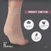 Keenso Ankle Support Brace - Heel Protective Sock & Silicone Padded Sleeve for Pain Relief | Flexible Sports Foot Gear - Buy Online on GoSupps.com