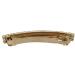 KINFENE Gold Silver Tone Rhinestone Crystal French Barrette Hair Clips 2 Pack - 2.76 Inch Girl Hair Pins Bow Prong Barrette Bows (Gold) - Buy Online on GoSupps.com