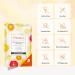 Neutriherbs Vitamin C Facial Sheet Masks - 5pcs Hydrating & Moisturizing Silk Sleep Masks for Improved Skin Elasticity - Buy Online on GoSupps.com