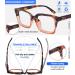 MARE AZZURO Women's Blue Light Blocking Eyeglasses - D-Brown Clear Gaming Glasses (No Degree - Buy Online on GoSupps.com