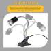 Tortoise Heat Lamp 50W UVA UVB Basking Lamp with 360 Rotatable Clip & Power Adapter 30cm Rotatable Gooseneck with 3 x 50W Heat Bulb Heating Light for Reptiles Lizard Turtle Snak Aquarium - Buy Online on GoSupps.com
