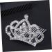 FRCOLOR Girls Crown Comb Rhinestones Child White Jewelry Metal Hair Barrettes - Buy Online on GoSupps.com