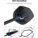 Coicer HD Bicycle Mirror for E-Bikes - 360 Rotatable & Foldable Left Handlebar Rear-View Mirror - Extra Large Impact-Resistant Real Glass - Premium E-Bike Accessories - Buy Online on GoSupps.com