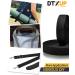 DTXUP Black Polypropylene 1 Inch Webbing Strap - Lawn Chair Replacement, Climbing Straps, DIY Crafting - 10 Yards - Buy Online on GoSupps.com