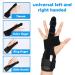 Jetisva Trigger Finger Splint Support with Wrist Brace - Adjustable Thumb and Middle Finger Splint for Arthritis - Right and Left Hand Support - Buy Online on GoSupps.com