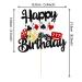 Casino Cake Topper - Poker Chips Player Happy Birthday Decoration for Las Vegas Night Party - Buy Online on GoSupps.com