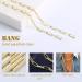 ALEXCRAFT 12ft 14K Gold Plated Paperclip Chain Link Necklace Bulk - 4x10mm - DIY Jewelry Making - Buy Online on GoSupps.com