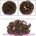 Hair Bun Hairpiece for Women Messy Bun Hair Piece Scrunchie Tousled Updo Hair Extensions Bun with Rubber Band Curly Wavy Ponytail Extensions Synthetic Chignon for Women Girls Hair Chignons(2) - Buy Online on GoSupps.com
