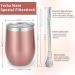 Buy Telanks Mate Cup Set - 340ml Double-Walled Stainless Steel Yerba Mate Mug with Bombillas & Cleaning Brush - Rose Gold - Buy Online on GoSupps.com