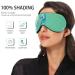 Haskirky Light Blocking Eye Mask - Adjustable Adult Men and Women Sleep Mask for Travel, Yoga, Meditation - Cartoon Blue Peacock Design - Buy Online on GoSupps.com