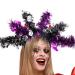 Halloween Headbands - Colorful Wool Strips Halloween Hair Bands | Halloween Headwear Cosplay Props for Favors Skeleton Bat