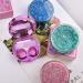 Bling Stars Colored Contact Lens Case with Mirror - Portable & Cute Eye Contacts Remover Tool for Women & Teen Girls - Blue - Buy Online on GoSupps.com