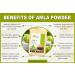 Organic Amla Powder - Pure Indian Gooseberry for Hair Growth & Immune Support | 5.3 oz (150g) Herbal Supplement - Buy Online on GoSupps.com