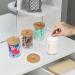 Tbestmax Qtip Apothecary Jar for Cotton Swabs - Clear Bathroom Storage - 3 Pack - Perfect for Organizing - Buy Online on GoSupps.com