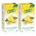 TRUE LEMON Water Enhancer Bulk Dispenser 0 Calorie Drink Mix Packets For Water Sugar Free Lemon Flavoring Powder Packets 100 Count (Pack of 2)