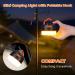 Rechargeable Camping Lantern 1000LM - 5 Light Modes, Remote Control, Magnetic Base - Orange Mini Lantern Flashlight for Camping, Hiking, Power Outages - Up to 150H Battery Life - Buy Online on GoSupps.com