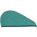 Ultra Plush Microfiber Hair Towel Wrap for Women - Ultra Absorbent Twist Turban - Ideal for Curly Long & Thick Hair - Aquamarine Glitter - Buy Online on GoSupps.com