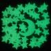 Glow in The Dark Moon and Stars Fluorescent Stickers - 24 Magical 3D Luminous Shapes for Nursery and Bedroom Decoration - Buy Online on GoSupps.com
