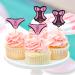 Ercadio 24 Pack Pink Bridal Shower Cupcake Toppers Glitter Underpants Cupcake Toppers Pink Bachelorette Cupcake Picks for Wedding Bridal Shower Girls Theme Birthday Party Cake Decors Supplies A-girls 6 - Buy Online on GoSupps.com