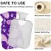 Naanle Hot Water Bottle - Paisley Traditional Oriental Design | 2L Heat Therapy for Back Pain Relief & Warmth - Buy Online on GoSupps.com