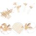 Ipetboom 1 Set Wedding Hair Comb Prom Headpiece Wedding Hair Clips Wedding Bun Comb Vintage Hair Accessories Flower Leaf Hair Comb Crystal Hair Comb Copper Wire Bride Rhinestones Mosaic - Buy Online on GoSupps.com