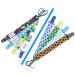Soothie Pacifier Clip Boy 4-Pack by Akeekah | Eco-Friendly Gift Box | BPA-Free & Washable | Colorful Designs | Safe Baby Pacifier Leash & Binkie Clips - Buy Online on GoSupps.com