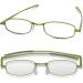IF Compact Lenses Readers - Slim Flat-Folding Unisex Reading Glasses in Olive | +1.5 Strength - International Shipping Available - Buy Online on GoSupps.com