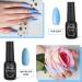 Drizzle Beauty Gel Nail Polish Kit Blue Green Series 12 Colors Collection | 3 Pack Top & Base Coat | Soak Off LED Nail Polish Set | DIY at Home Gift for Women - Buy Online on GoSupps.com