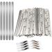 Nose Bridge Strips for Masks  Aluminum Metal Nose Strip  Adjustable Nose Clips Wire for DIY Mask Making Accessories for Sewing Crafts  100Pcs