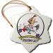 3dRose Worlds Greatest Cleaning Lady Cartoon Ornament | 3-Inch Snowflake Porcelain Holiday Gift - Buy Online on GoSupps.com