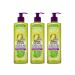 Garnier Garnier Fructis Leave-in Cream for Curly or Wavy Hair with Fruit Pectin and Pistachio Oil Nourishes & Defines Your Curls Without Hairdryer Pack of 3 x 400ml