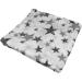 XL Unisex Bamboo Baby Muslin Swaddle Blanket/Wrap - 47x47in - Lightweight & Breathable - 70% Bamboo 30% Cotton - Super Soft - Suitable for Newborns (Stars) - Buy Online on GoSupps.com