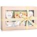 Gift Set - Lotion Sets for Women Gift  Peony Wish Body Cream Gifts Set  Include Hand Cream  Foot Cream  Soap  Scented Candle  Gift Sets for Women Yellow