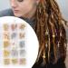 15 Types DIY Hair Braids Dreads Rings - 125 PCS Hair Braiding Accessories for Dreadlocks Extensions & Buns - Buy Online on GoSupps.com