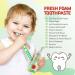 Kids Foam Toothpaste with Low Fluoride - Natural Formula for U-shaped Toothbrush | Strawberry & Watermelon Flavor - Buy Online on GoSupps.com