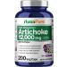 NusaPure Artichoke 20:1 Extract 600 mg Equivalent to 12 000mg 200 Veggie caps (Non-GMO Gluten Free)