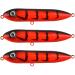 Catfish Rattling Line Float Lure for Catfishing Demon Dragon Style Peg for Santee Rig Fishing 4 inch (3-Pack Demon Tiger)